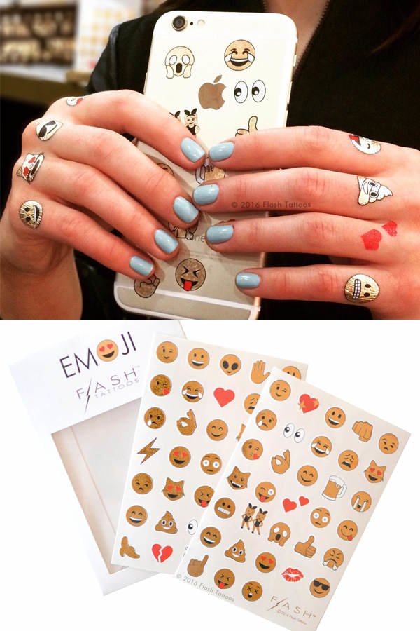 Emoji Flash Tattoos