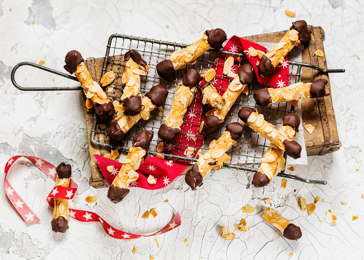 Glutenfrei backen: Fruchtige Marzipanstangen versüßen uns Weihnachten