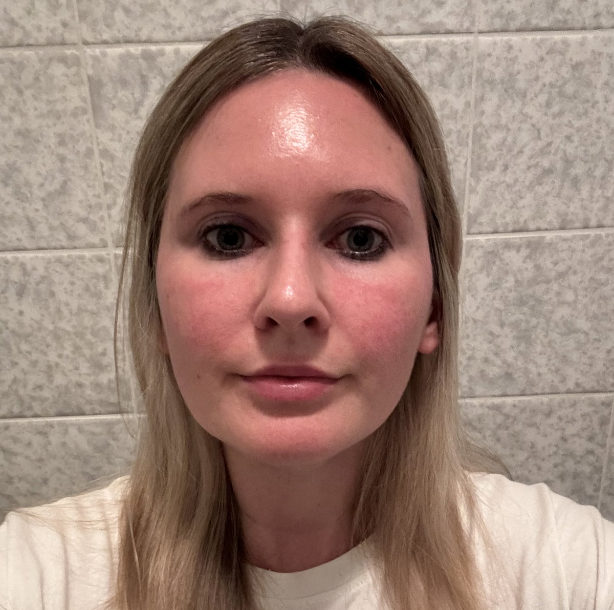 Gesicht vor der Gua Sha Massage