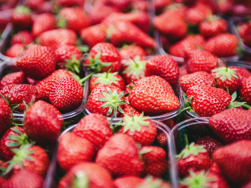 Leckere Erdbeeren