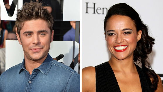 Zac Efron und Michelle Rodriguez: Heiße Küsse