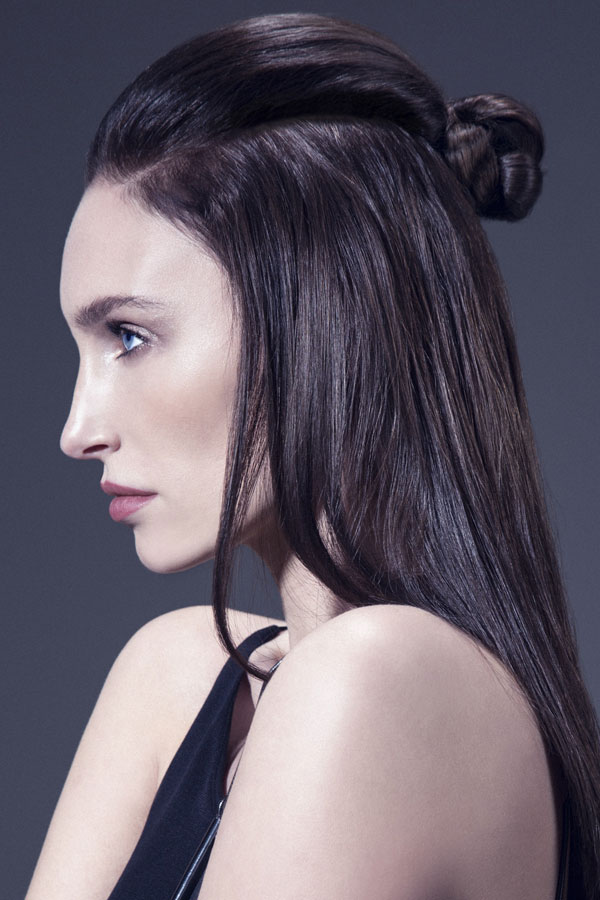 Sleek Half Bun