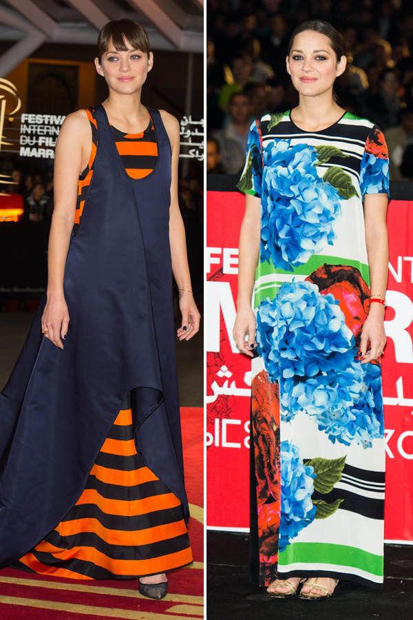 Marion Cotillard in komischen Outfits