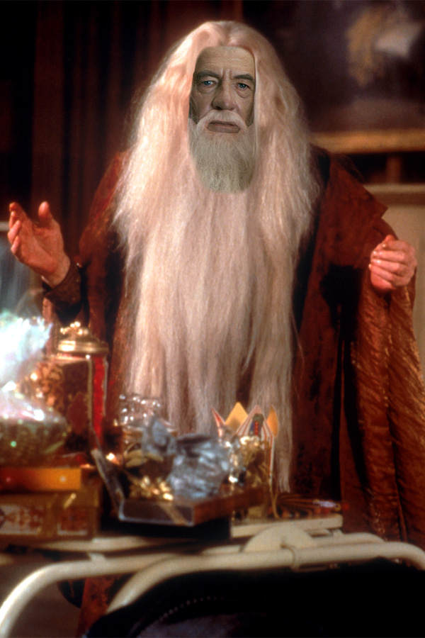 Ian McKellen als Albus Dumbledore