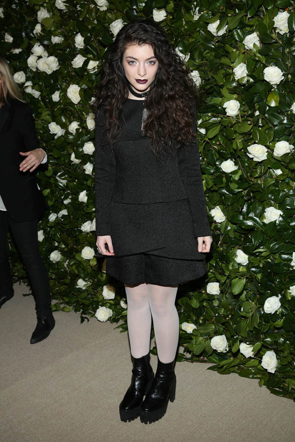 Lorde auf einem MoMA Event