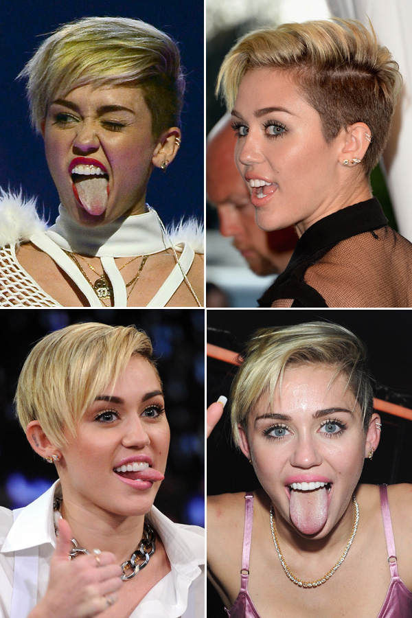 Miley Cyrus: Zunge rausstrecken