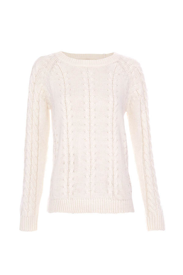 Pullover mit Zopfmuster von Pull & Bear