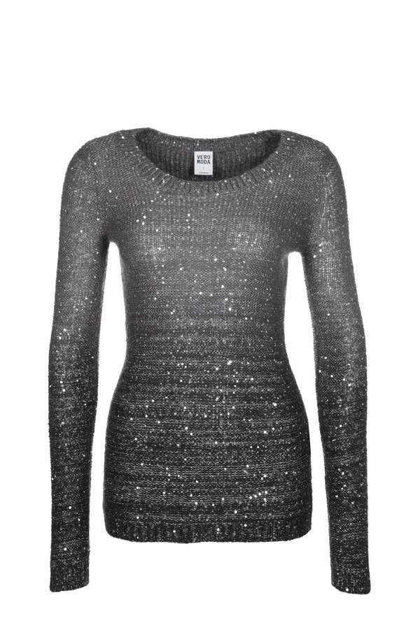 Pullover mit Glitzer und Farbverlauf von Vero Moda