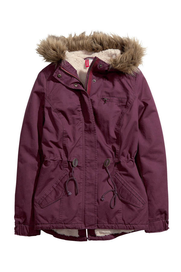 Jacke in Weinrot von H&M