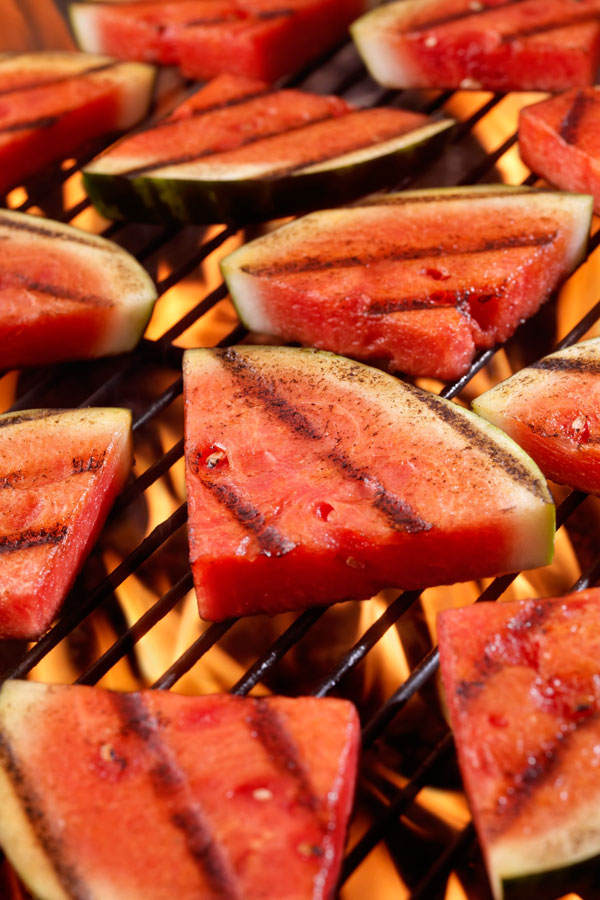 Gegrillte Wassermelone