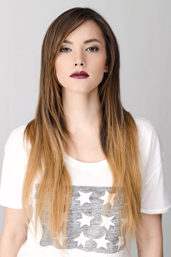 Trendfrisur für dünne Haare