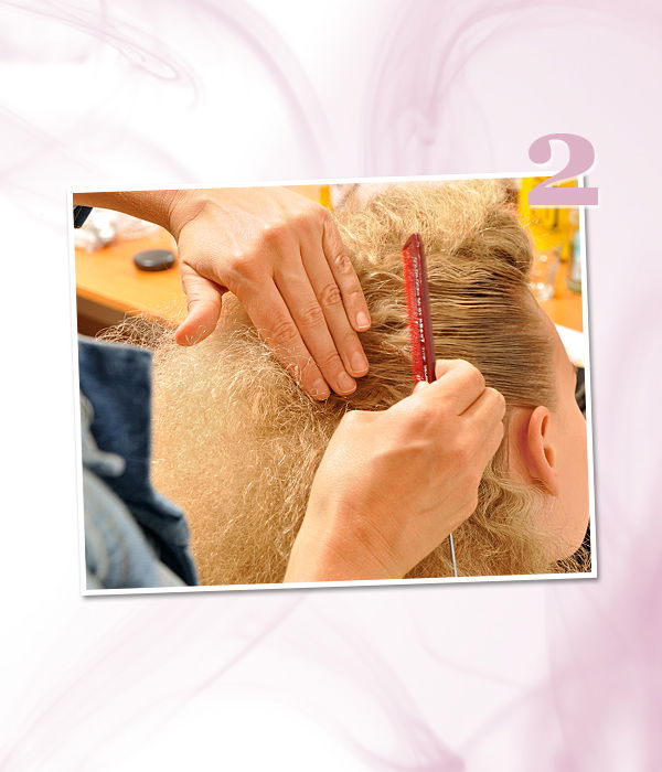 Locken machen + Undercut stylen