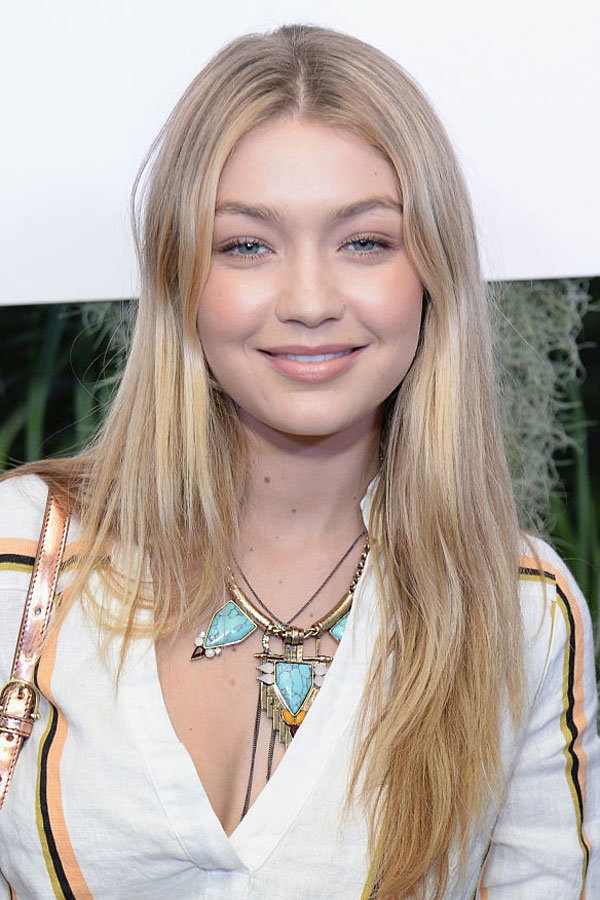 Gigi Hadid mit Boho Make-up