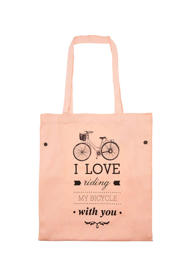 Tasche von Bershka mit Fahrradprint