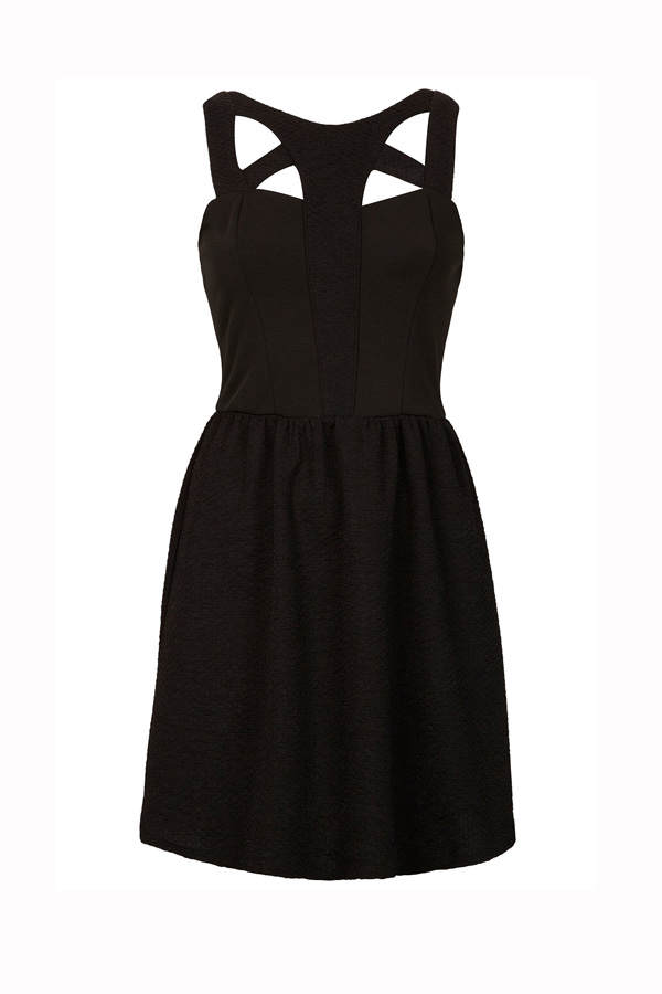 Partykleid mit Cut-Outs von Topshop