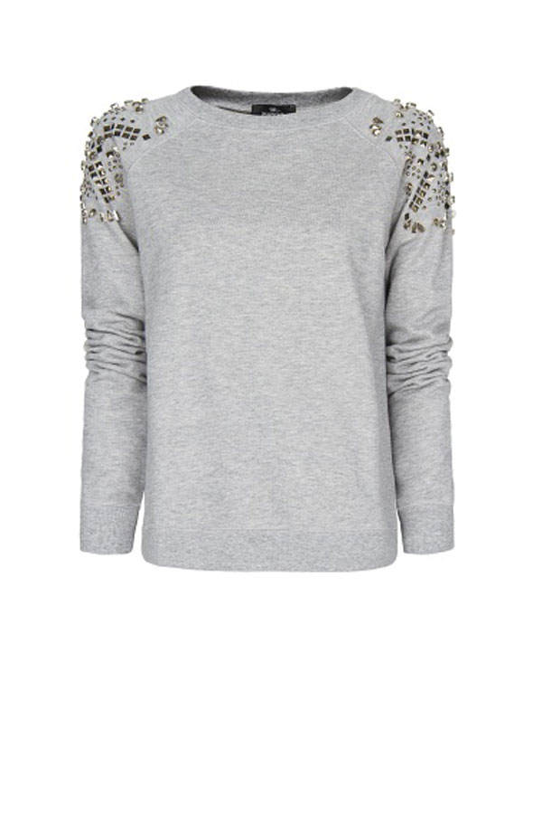 Sweatshirt mit Nieten von Mango