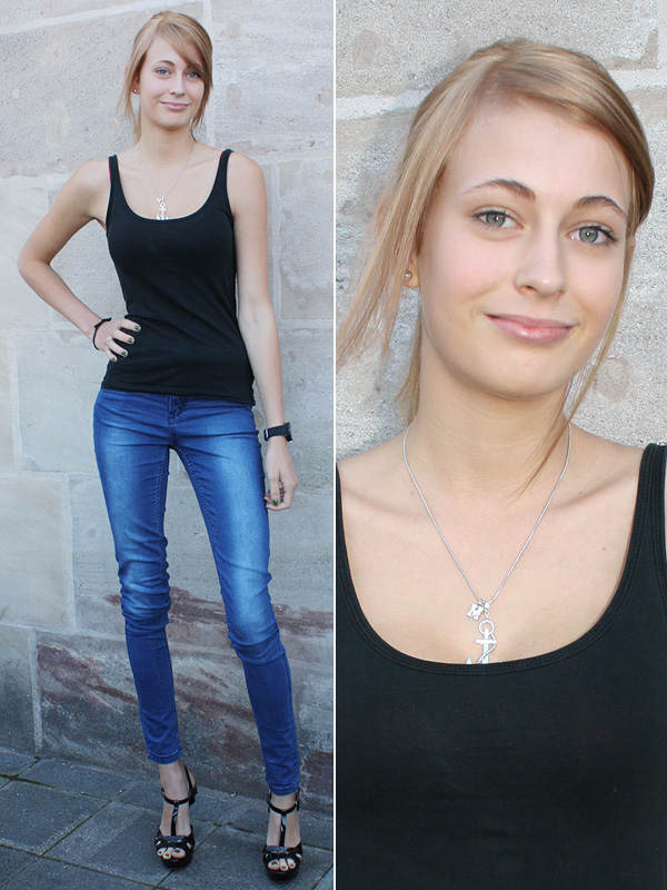 Simona beim GNTM-Casting