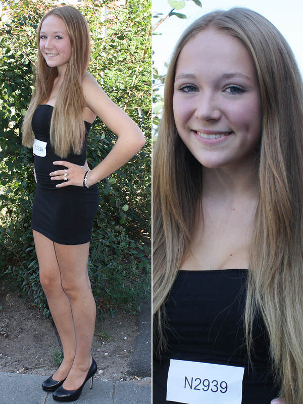 Susann beim GNTM Casting