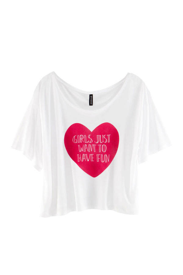 T-Shirt mit Herz von H&M