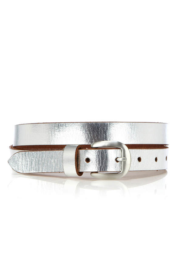 Silber-farbener Gürtel von Warehouse