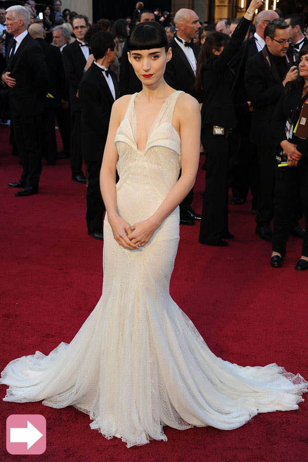 Rooney Mara bei den Oscars 2012