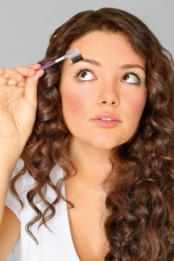 Gepflegte Augenbrauen beim Glamour-Look