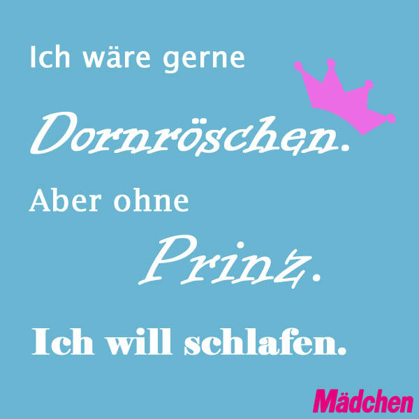 #IchWillDornröschenSein