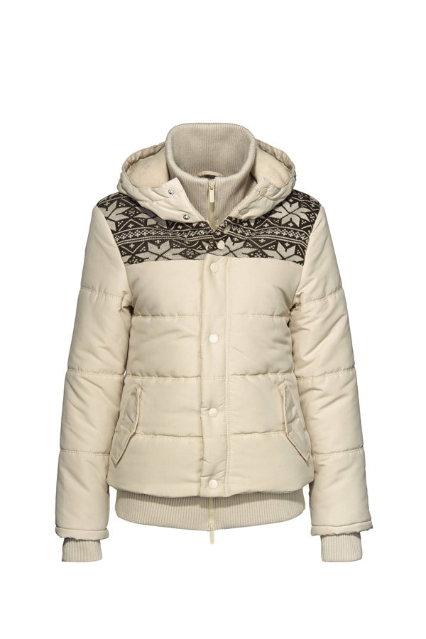 New Yorker-Jacke mit Norweger-Muster