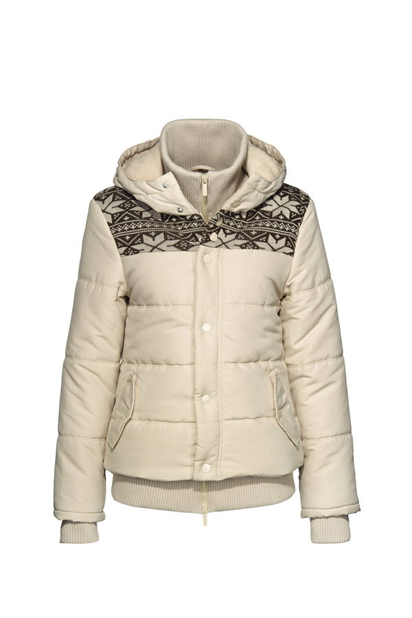 New Yorker-Jacke mit Norweger-Muster