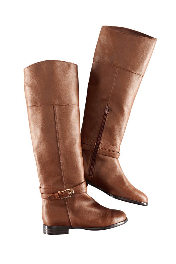 Cognacfarbene Winterstiefel von H&M