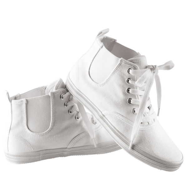 Weiße Stoff-Sneaker von H&M