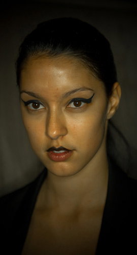 Cooles Make-up für Rebecca