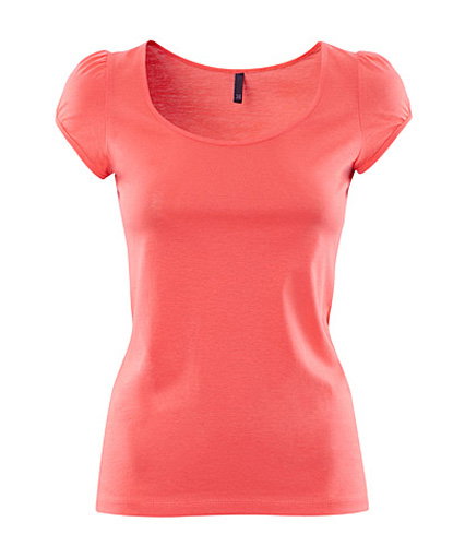 Baumwoll-Shirt mit Puffärmeln von H&M