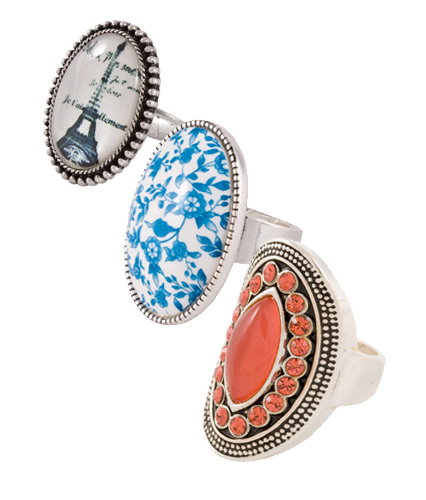 Ringe mit schönen Motiven