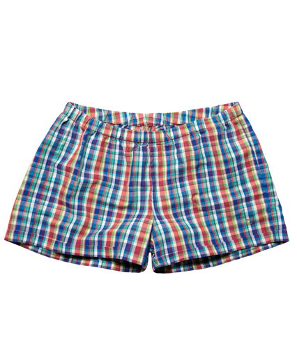 Karierte Beach-Shorts
