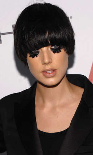 Agyness Deyn mit Wimperntusche unter den Augen