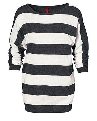 Oversize-Streifen-Pulli
