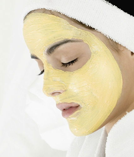 Gesichtsmaske aus Banenen