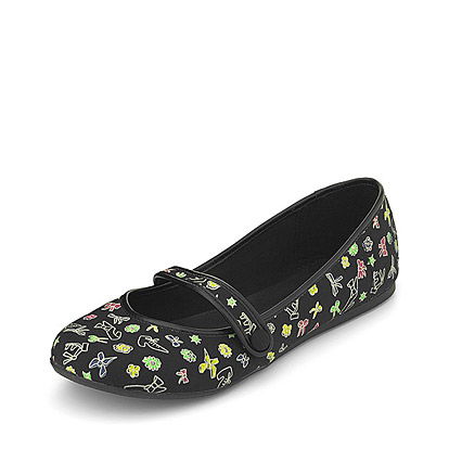 Ballerinas aus Stoff