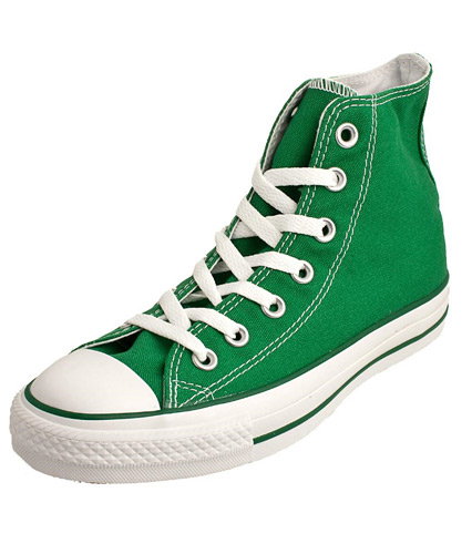 Grüne Chucks von Converse