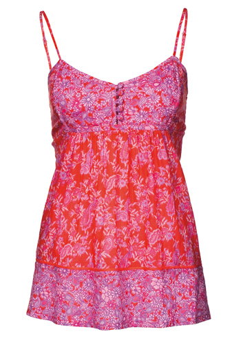 Pinkes Hippie-Top von New Yorker