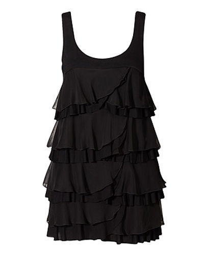 Schwarzes romantisches Top von H&M