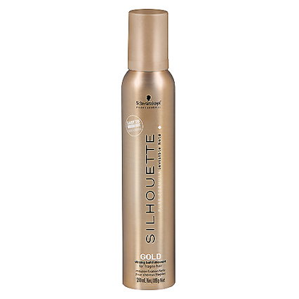 Edles Gold Mousse für starken Halt