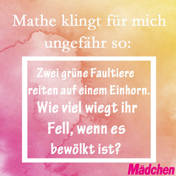 #MatheUndFaultiere