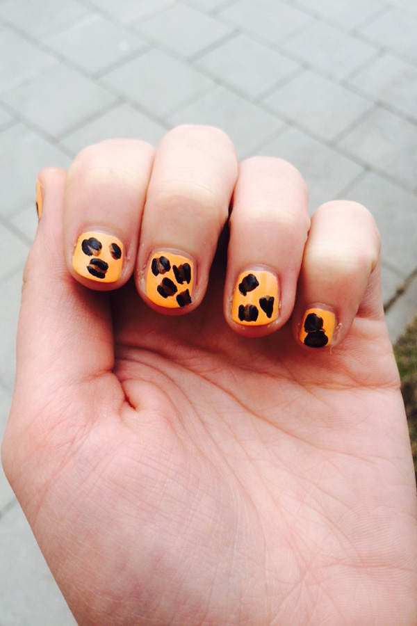 Leopard-Nageldesign: Video-Tutorial