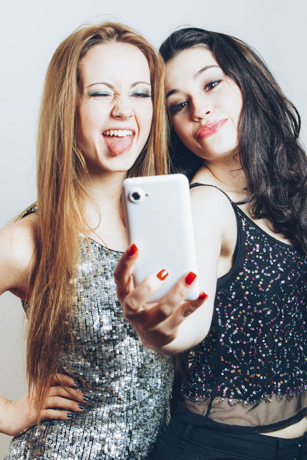 Selfies zu zweit