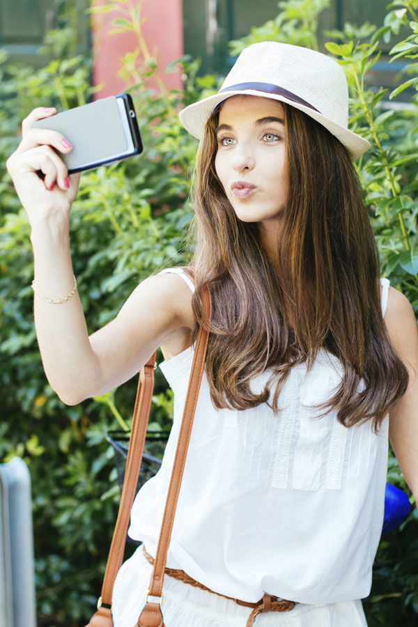 Selfie-Hintergrund