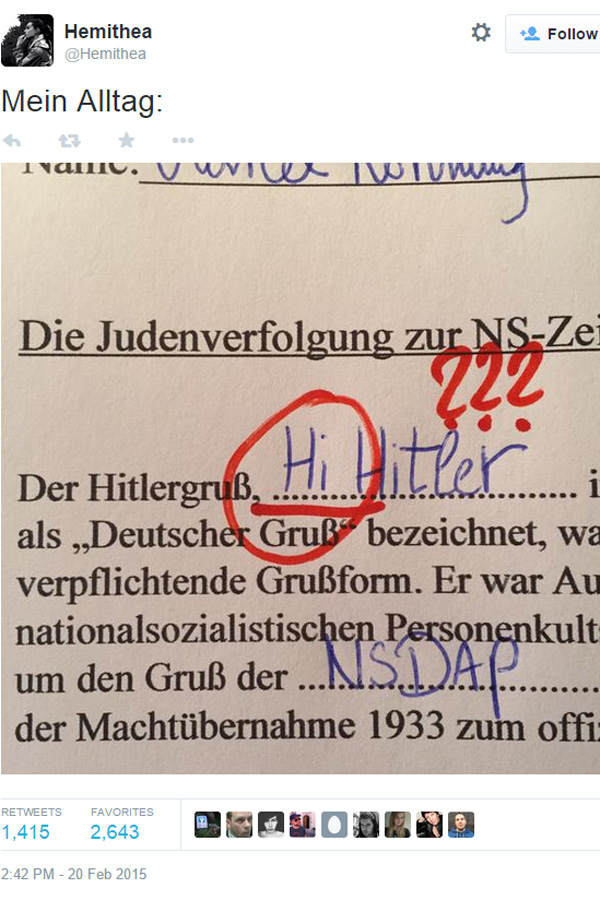 Lehrer twittern