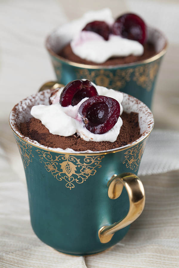 Mikrowellenkuchen mit Schoko