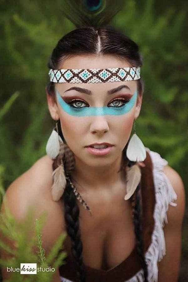 Indianer schminken
